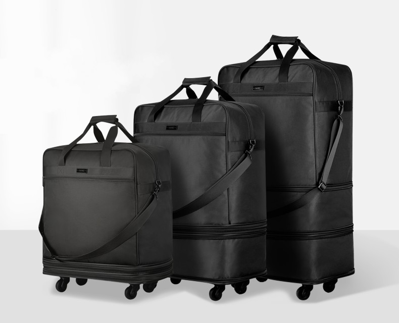 hanke expandable softshell luggage set
